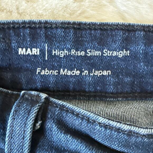 AG Adriano Goldschmied Womens Mari Mid-Rise Slim Straight Leg Jean Size 31 - Picture 8 of 16